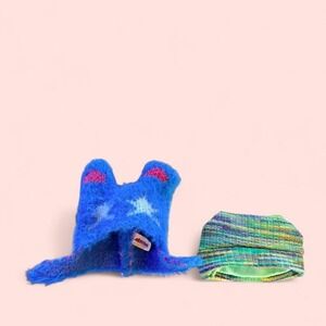 Small doll hats for letsvan blue green cute kawaii kid